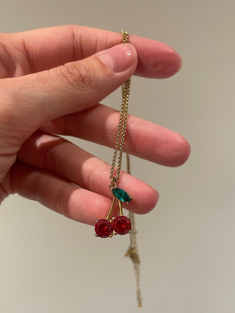Kate Spade Cherry Necklace